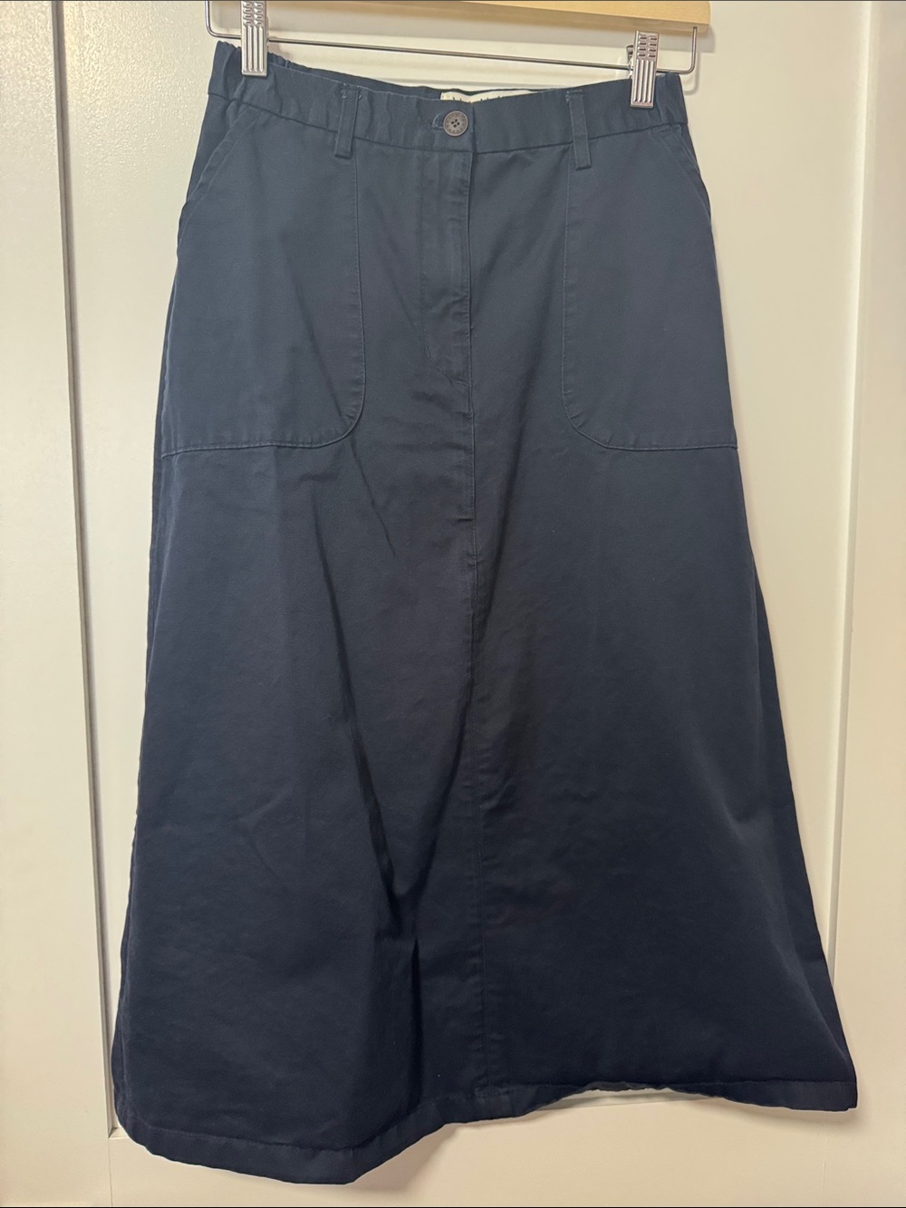 Classic Black Midi Skirt
